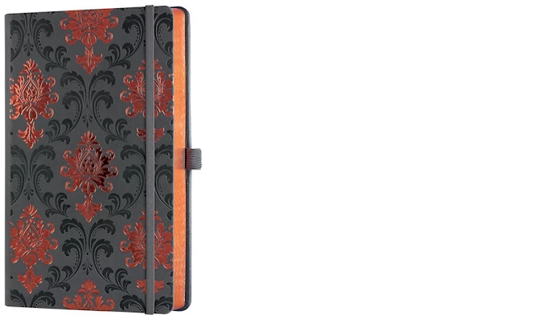 Castelli Notebook (A5), Copper series Baroque (Ruled, rigid cover)