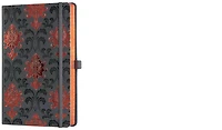 Castelli Notebook (A5), Copper series Baroque (Ruled, rigid cover)