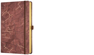 Carnet de notes (A5) Castelli, série Wabi Sabi Écorce (Ligné, couverture rigide)