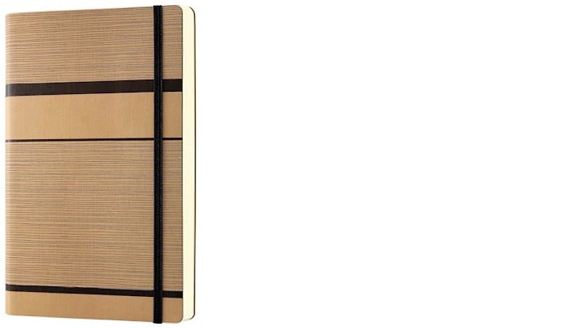 Carnet de notes (A5) Castelli, série Tatami Beige Cappuccino (Ligné, couverture souple)