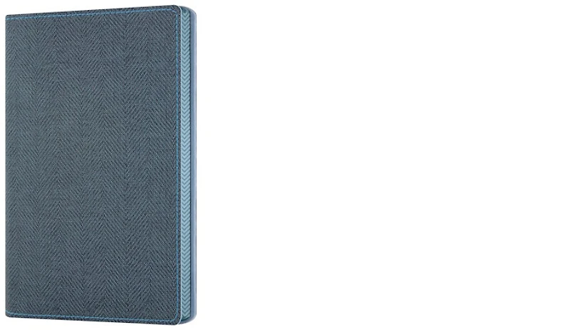 Carnet de notes (A5) Castelli, série Harris Bleu ardoise (Ligné, couverture flexible)