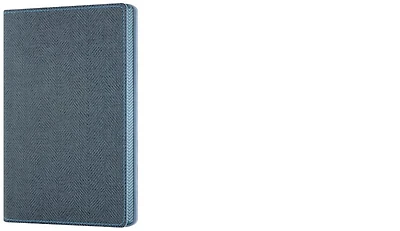 Carnet de notes (A5) Castelli, série Harris Bleu ardoise (Ligné, couverture flexible)