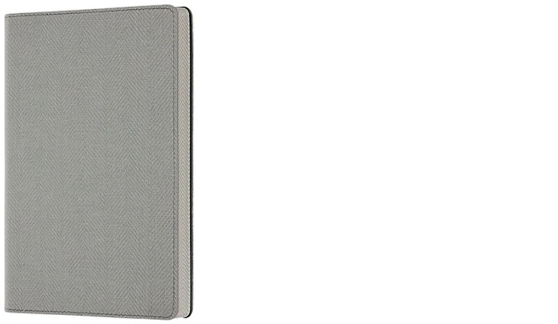 Carnet de notes (A5) Castelli, série Harris Gris huître (Ligné, couverture flexible)