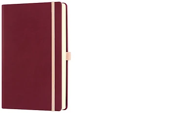 Carnet de notes (A5) Castelli, série Aquarela Cerise noire (Ligné, couverture rigide)