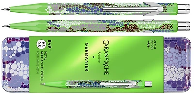 Porte mine Caran d'Ache, série 844 Germanier Les Fulgureuses SE Vert fluo (0.5mm) 