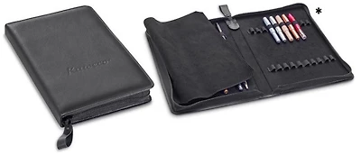 Kaweco Pen pouch, Leather series Black (for 40 pens)