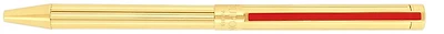 Dupont, S.T. Ballpoint pen, Classique series Gold/Red