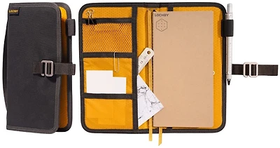 Carnet de notes Lochby, série Voyager Journal Charcoal - Doré (Bumblebee)