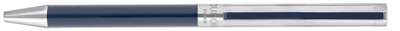 Stylo bille Dupont, S.T., série Classique Palladium/Bleu