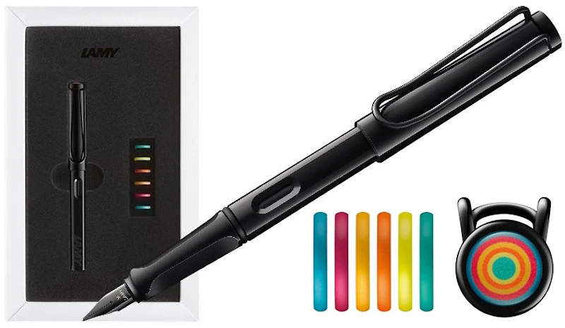 Stylo plume Lamy, série Safari Édition Spéciale Multicolore 2025 Noir (Sans réservoir)