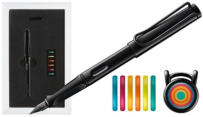 Lamy Fountain pen, Safari Special Edition Multicolor 2025 series Black (Without pump)