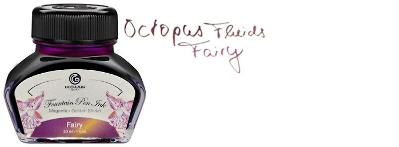 Bouteille d'encre Octopus Fluids, série Sheen Encre Fairy (30ml)