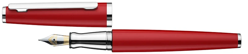 ottohutt Fountain pen, Design 06 series Red shiny Pt
