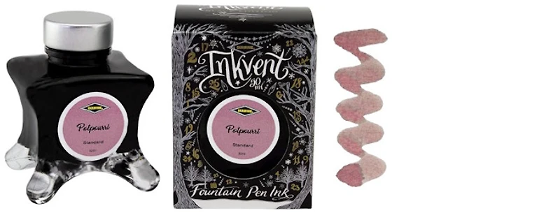 Diamine Ink bottle, Inkvent Black Edition series Potpourri ink (50ml)