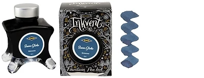 Bouteille d'encre Diamine, série Inkvent Black Edition Encre Snow Globe (50ml)