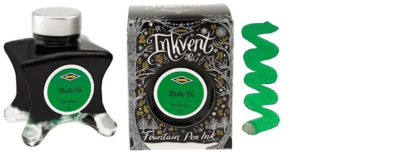Diamine Ink bottle, Inkvent Black Edition series Noble Fir ink (50ml)