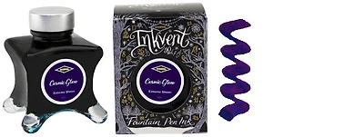 Diamine Ink bottle, Inkvent Black Edition series Cosmic Glow ink (50ml)