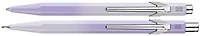 Caran d'Ache Ballpoint pen & mechanical pencil (0.5mm) set, 849 & 844 Blooming Lavender Special Edition series  