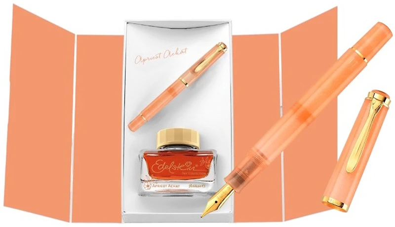 Ensemble stylo plume Pelikan, série Édition Spéciale Classic M200 Apricot Achat