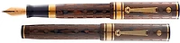 Wahl-Eversharp Fountain pen, Decoband series Brown Ebonite GT