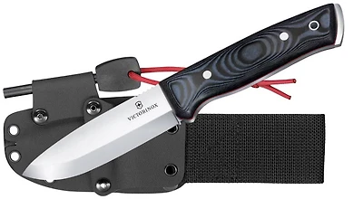 Couteau Victorinox, série Plein air Noir (Outdoor Master Mic L - avec étui)