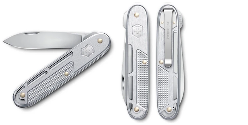 Couteau Victorinox, série Alox Refined Argent (Onefold Alox)