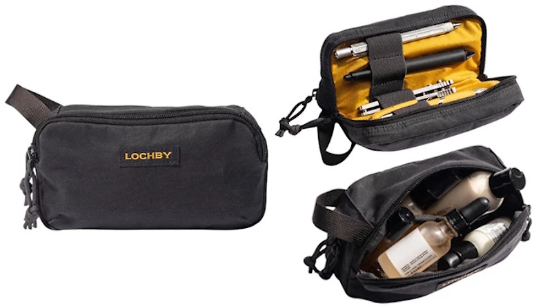 Étui Lochby, série Mini Venture Charcoal - Doré (Bumblebee)