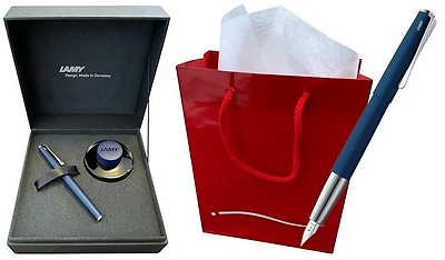 Ensemble stylo plume Lamy, série Coffret cadeau Studio Bleu Impérial