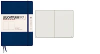 Carnet de notes Leuchtturm1917, série Notebook Medium (A5) Bleu marine (Uni, 145mm x 210mm)