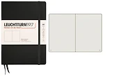 Carnet de notes Leuchtturm1917, série Notebook Medium (A5) Noir (Uni, 145mm x 210mm)