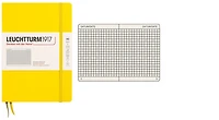 Carnet de notes Leuchtturm1917, série Notebook Medium (A5) Citron (Quadrillé, 145mm x 210mm)