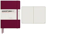 Carnet de notes Leuchtturm1917, série Notebook Medium (A5) Port rouge (Uni, 145mm x 210mm)