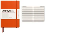 Carnet de notes Leuchtturm1917, série Notebook Medium (A5) Citrouille (Ligné, 145mm x 210mm)