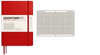 Carnet de notes Leuchtturm1917, série Notebook Medium (A5) Cerise (Quadrillé, 145mm x 210mm)