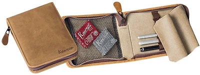Étui pour stylo Kaweco, série Cuir Brun (pour 6 stylos) 