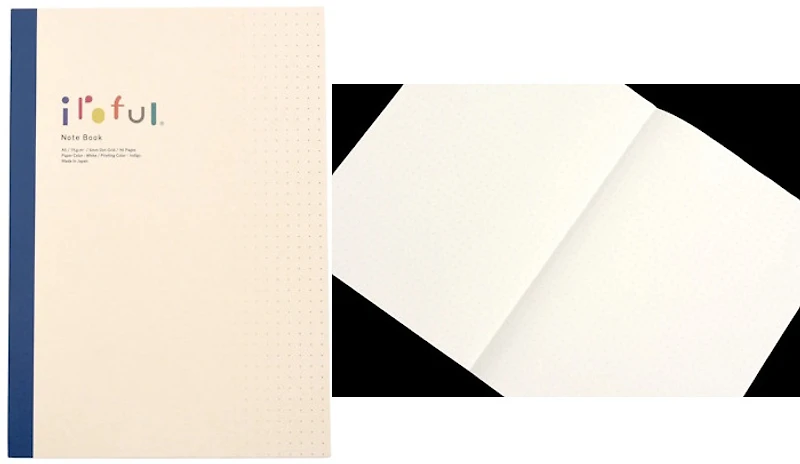 Iroful Notebook (A5), Notebook series (Dotted - 96 pages)