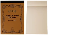 Bloc-notes (A5) LIFE, série Noble Pad (Uni - 100 feuilles)