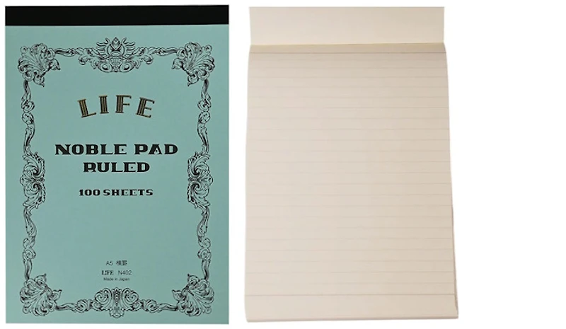 LIFE Notepad (A5), Noble Pad series (Ruled - 100 sheets)