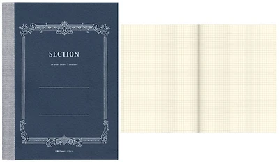 Tsubame Notebook (A5), Notebook series Blue Section (Squared - 32 sheets)