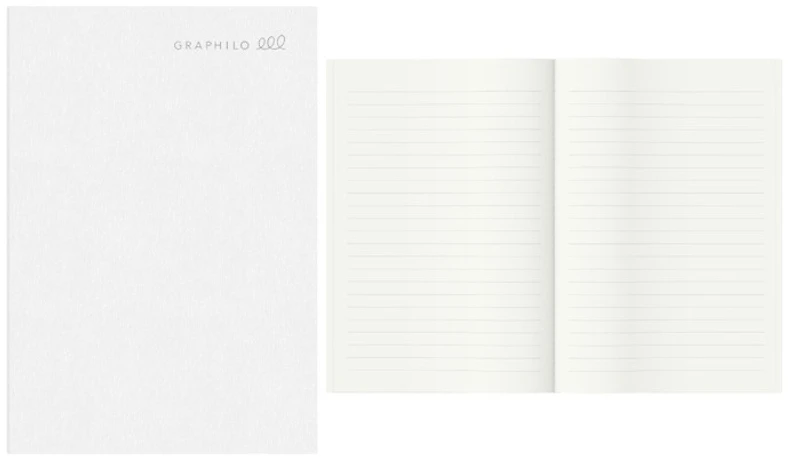 GRAPHILO Notebook (A5), Notebook series (Ruled - 32 sheets - 148 x 210 mm)