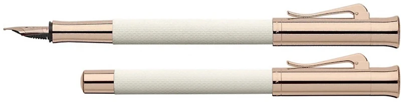 Faber-Castell, Graf von Fountain pen, Guilloche Champagne Blush series