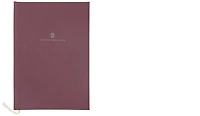 Faber-Castell, Graf von Notebook (A5), Linen bound book series Dark bordeaux (Plain - 148 x 210 mm)