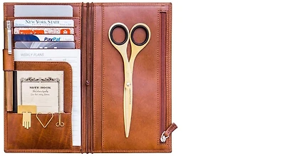 Galen Leather Co. Pouch, Leather Wallet Insert for Traveler's Notebook