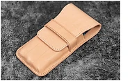 Étui pour stylo Galen Leather Co., série Leather Flap Pen Case (3) Non teint