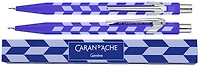 Caran d'Ache Mechanical pencil, 844 Mosaic SE series Royal Blue (0.5mm)