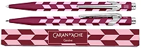 Caran d'Ache Ballpoint pen, 849 Mosaic SE series Garnet Red