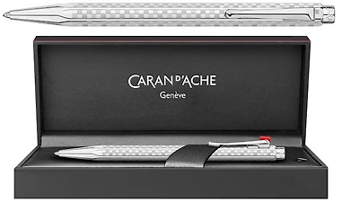 Caran d'Ache Ballpoint pen, Ecridor Damier series Platinum