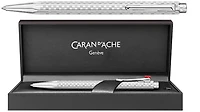 Caran d'Ache Ballpoint pen, Ecridor Damier series Platinum