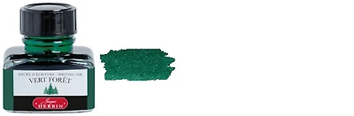 Bouteille d'encre Jacques Herbin, série La Perle Des Encres Encre Vert Forêt - 30ml