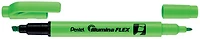 Pentel Highlighter, Illumina Flex series Light green ink